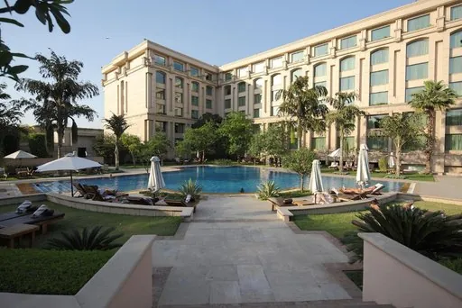 The Grand, New Delhi, and its pool