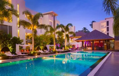Pool at Hard Rock Hotel, Goa