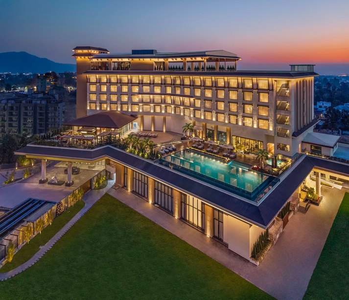 Taj Mussoorie Foothills at dusk