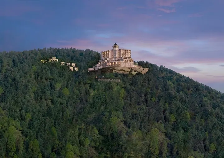 Welcomhotel Tavleen on its hilltop at Chail